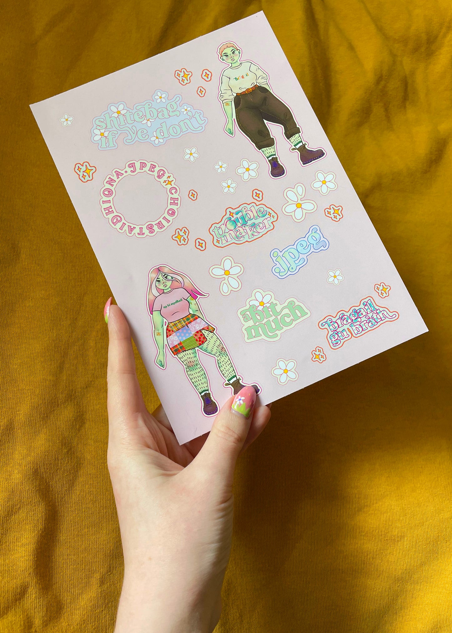 ✨ choirstaidhiona.jpeg sticker sheets ✨ // PREORDER
