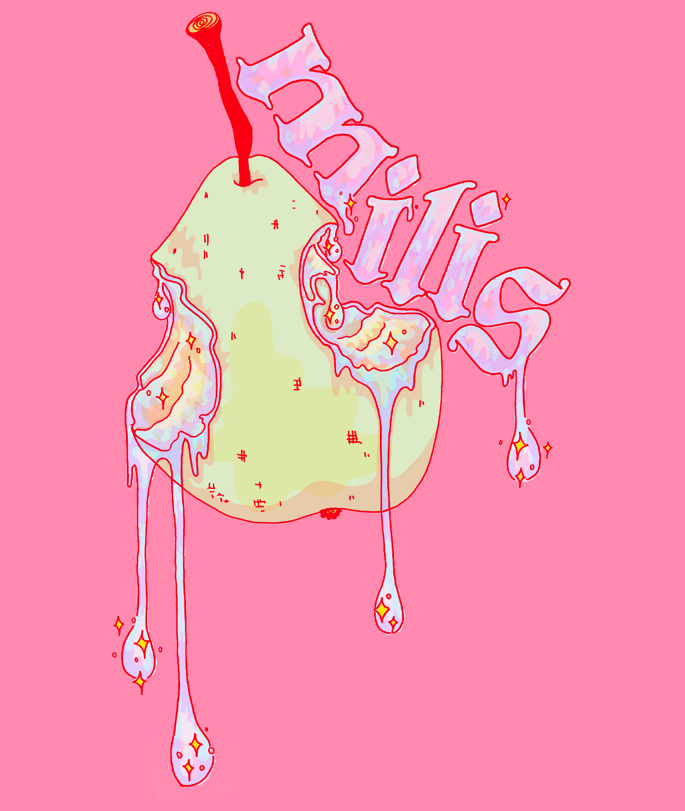 Milis (Sweet) Pear Unisex Boxy T-Shirt