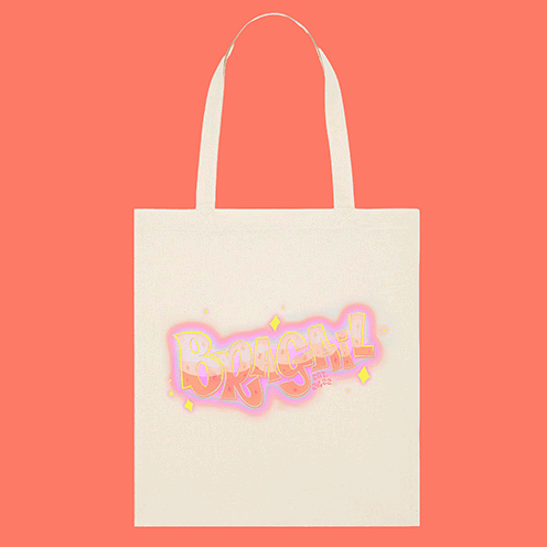 ✨bragail✨ beagan bratty printed tote bag // PREORDER