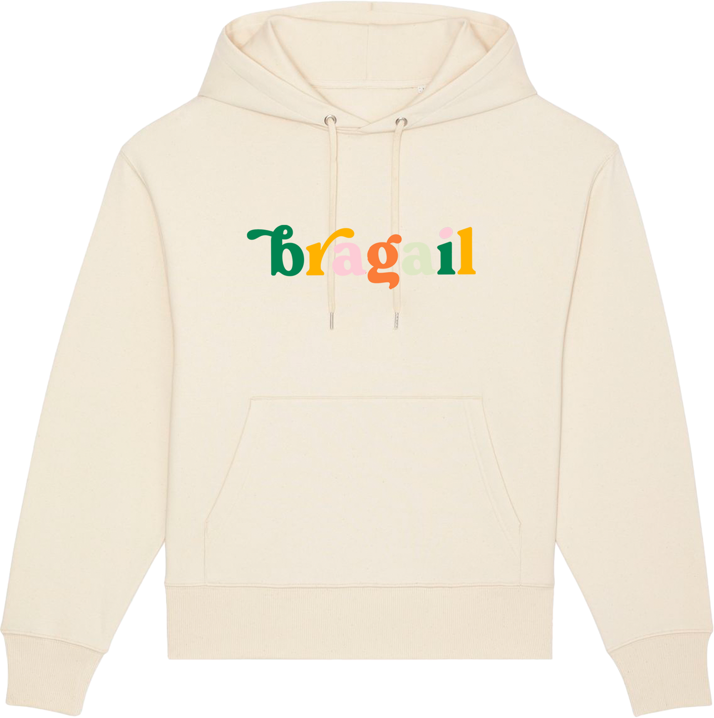 ✨bragail✨ natural titlepiece embroidered hoodie // PREORDER