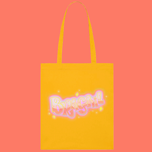 ✨bragail✨ beagan bratty printed tote bag // PREORDER