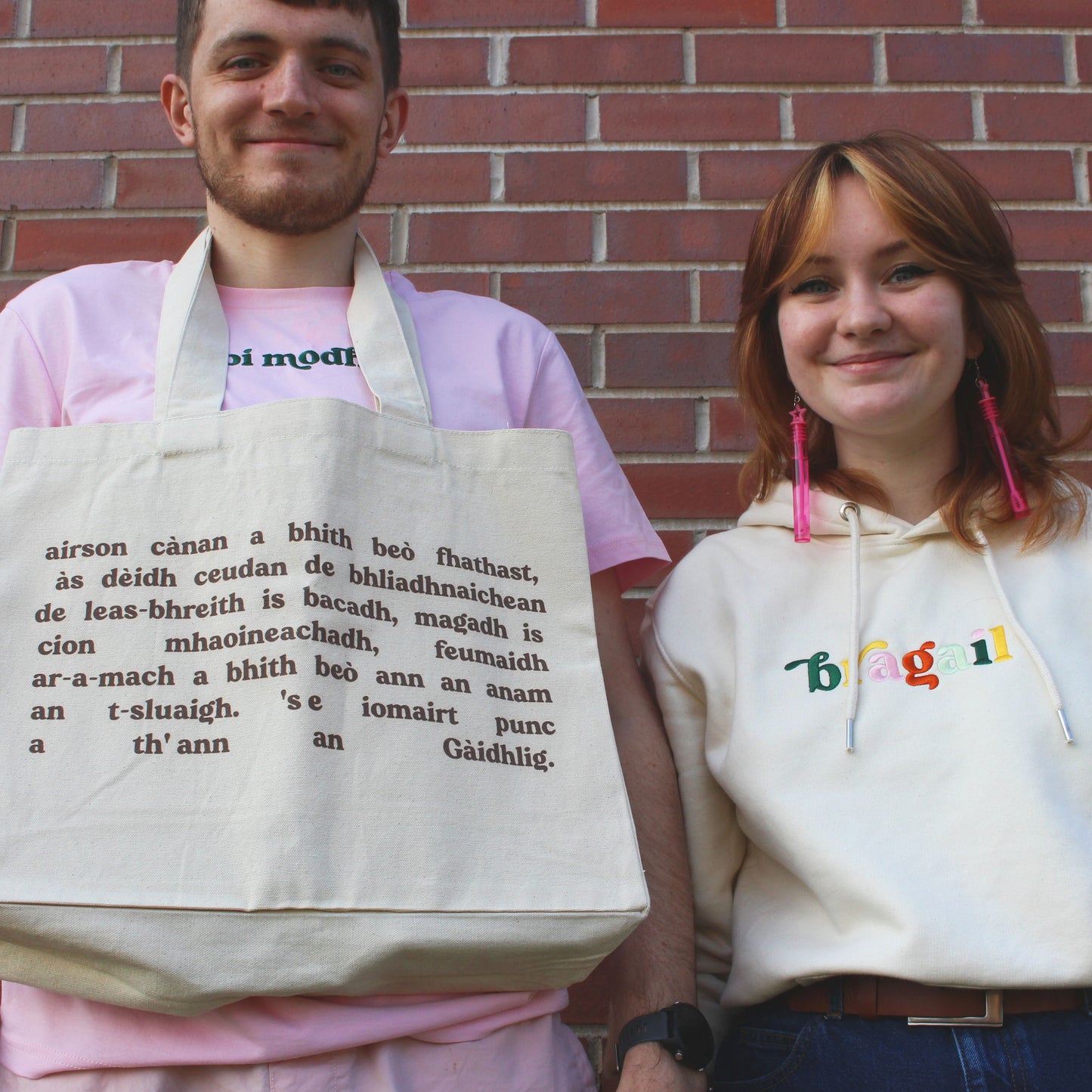 ✨bragail✨ gaelic is punk tote bag // PREORDER