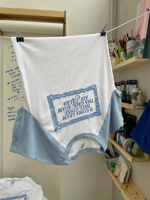 🏴󠁧󠁢󠁳󠁣󠁴󠁿 I Cba With Football, But I Love Scotland - Screen Printed World Cup Baby Tee ⚽