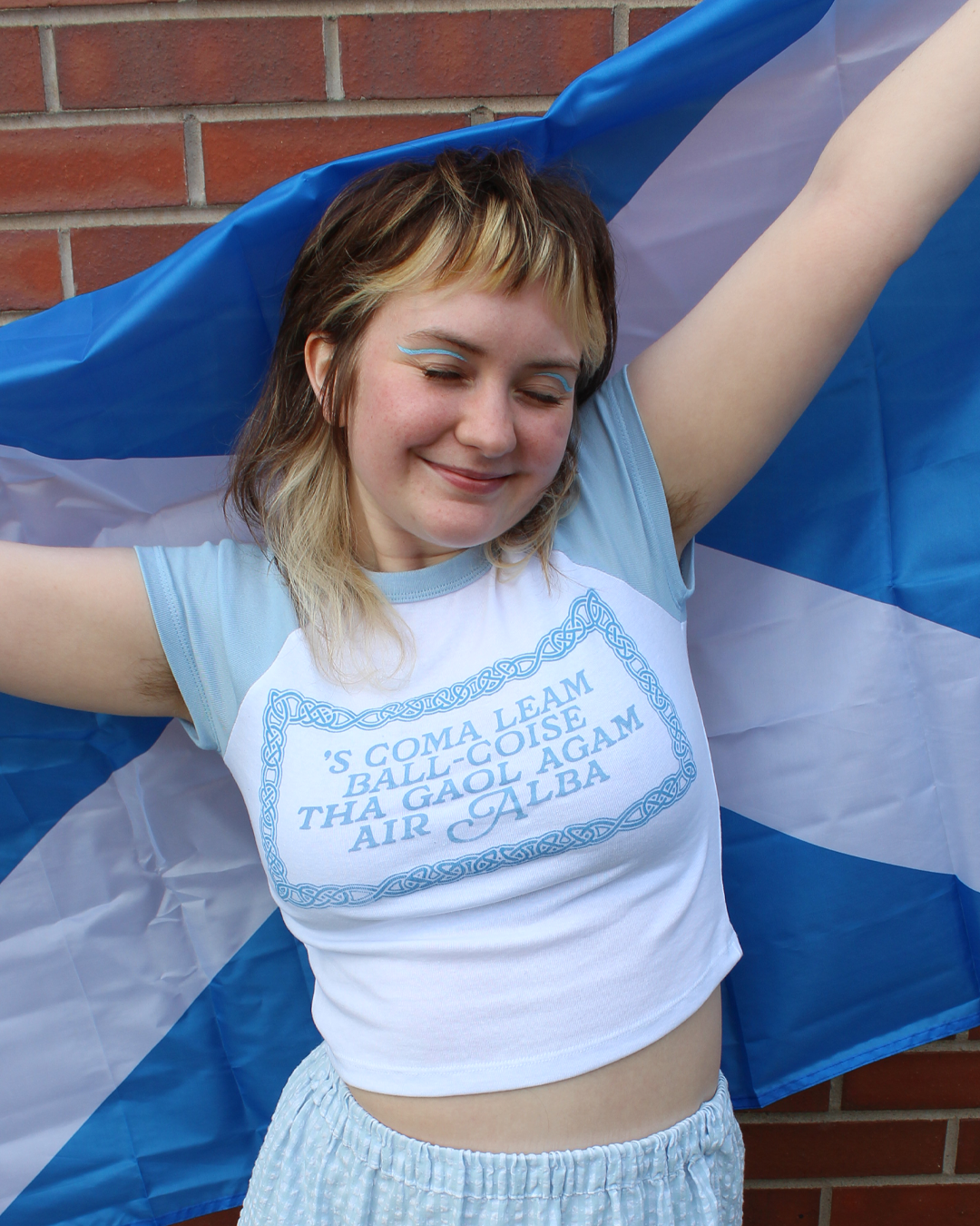 🏴󠁧󠁢󠁳󠁣󠁴󠁿 I Cba With Football, But I Love Scotland - Screen Printed World Cup Baby Tee ⚽
