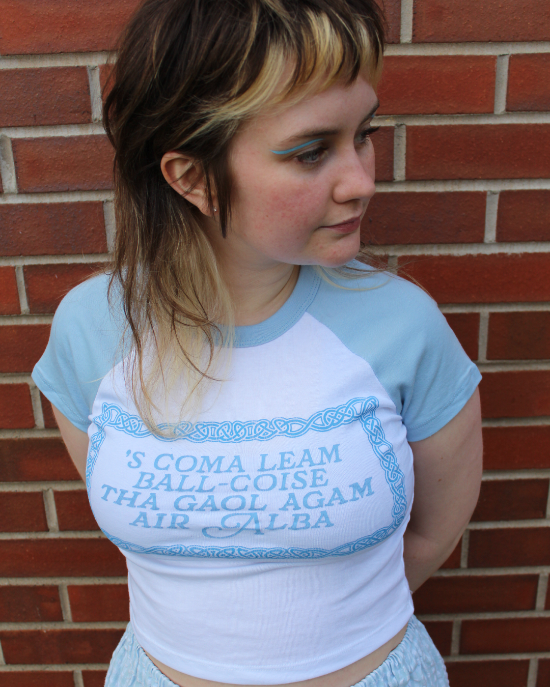 🏴󠁧󠁢󠁳󠁣󠁴󠁿 I Cba With Football, But I Love Scotland - Screen Printed World Cup Baby Tee ⚽