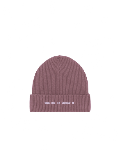 Am Too Cold :( - Scottish Gàidhlig Beanie - Plumbais