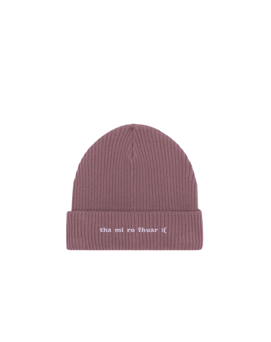 Am Too Cold :( - Scottish Gàidhlig Beanie - Plumbais