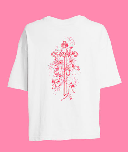 Sweetpea Sword Unisex Boxy T-Shirt