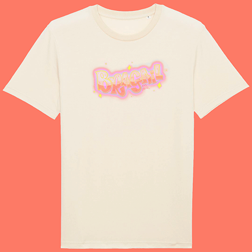 ✨bragail✨ beagan bratty printed t-shirt // PREORDER