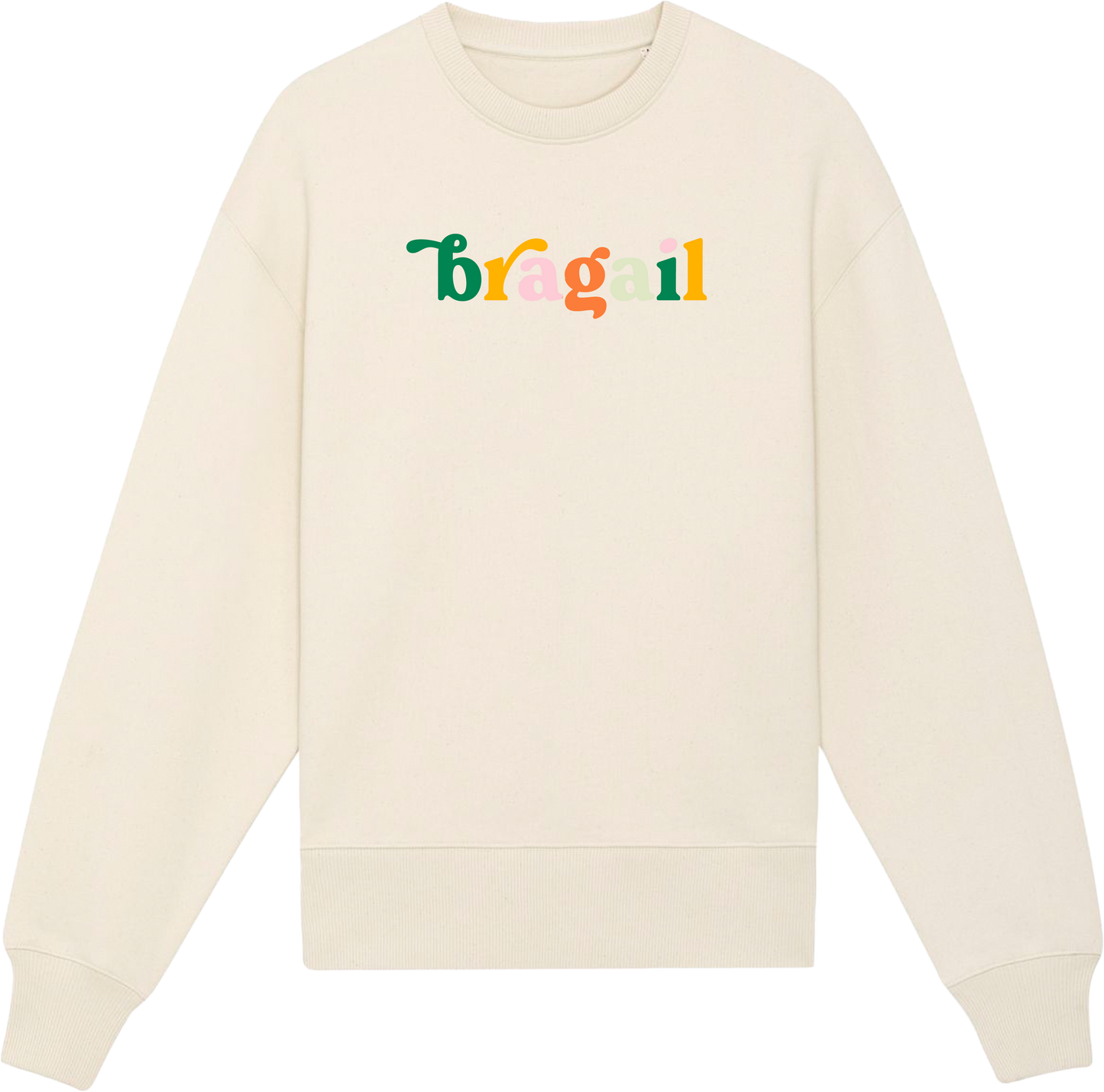 ✨bragail✨ natural titlepiece embroidered sweatshirt // PREORDER