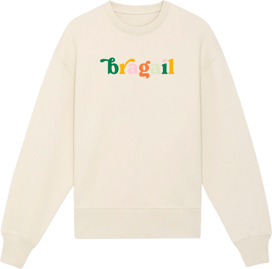 ✨bragail✨ natural titlepiece embroidered sweatshirt // PREORDER